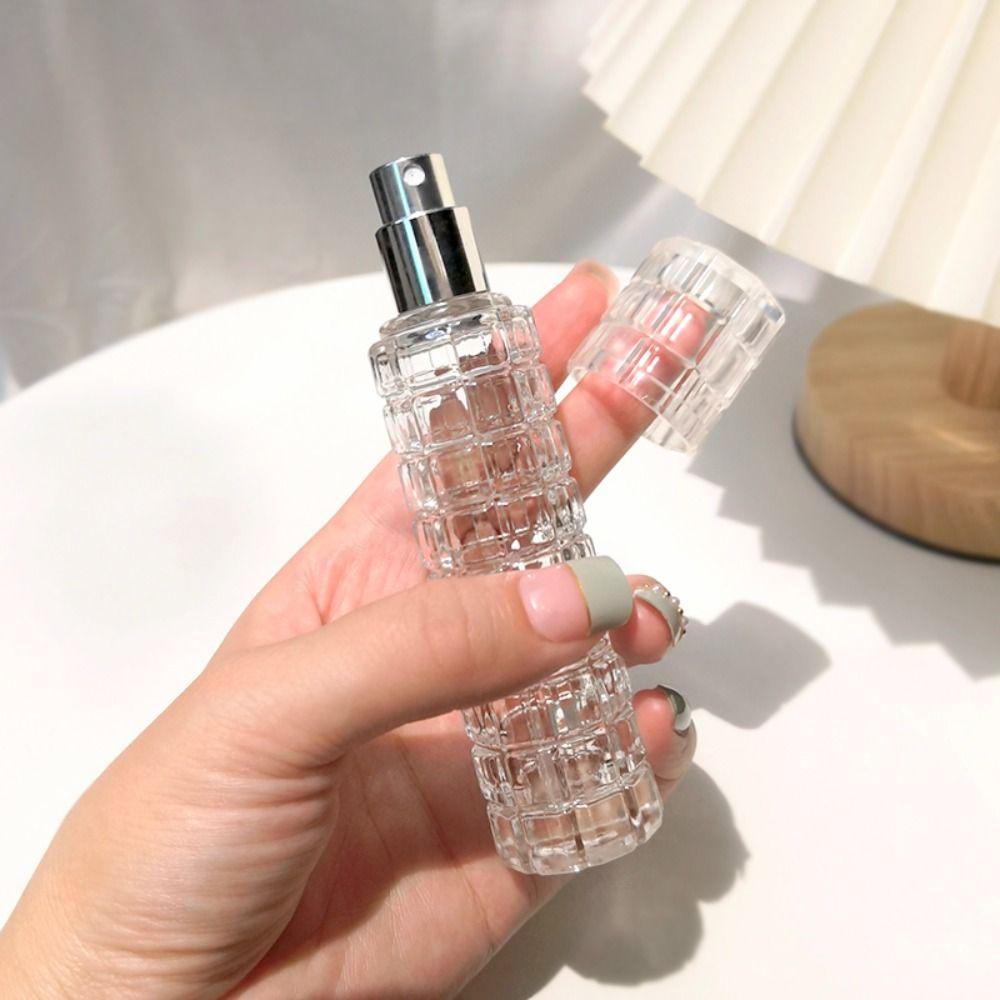 [Elegan] Botol Parfum Kaca Indah 30ml Botol Isi Ulang Portabel Sampel Vial Parfum Tekan Botol Mist Wadah Kosmetik