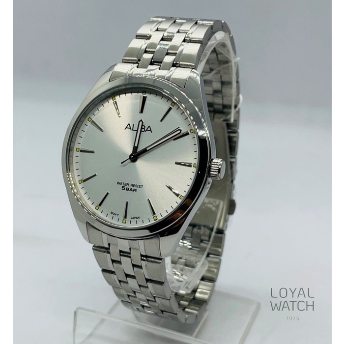 Jam Tangan Alba Pria ARX107 Silver Original Garansi Resmi