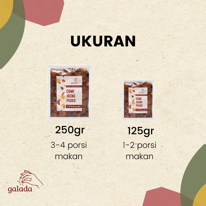 

Terlaris ✨ -Cumi Ireng Pedes / Cumi Hitam Sambal | Galada - 125gr2.2.23