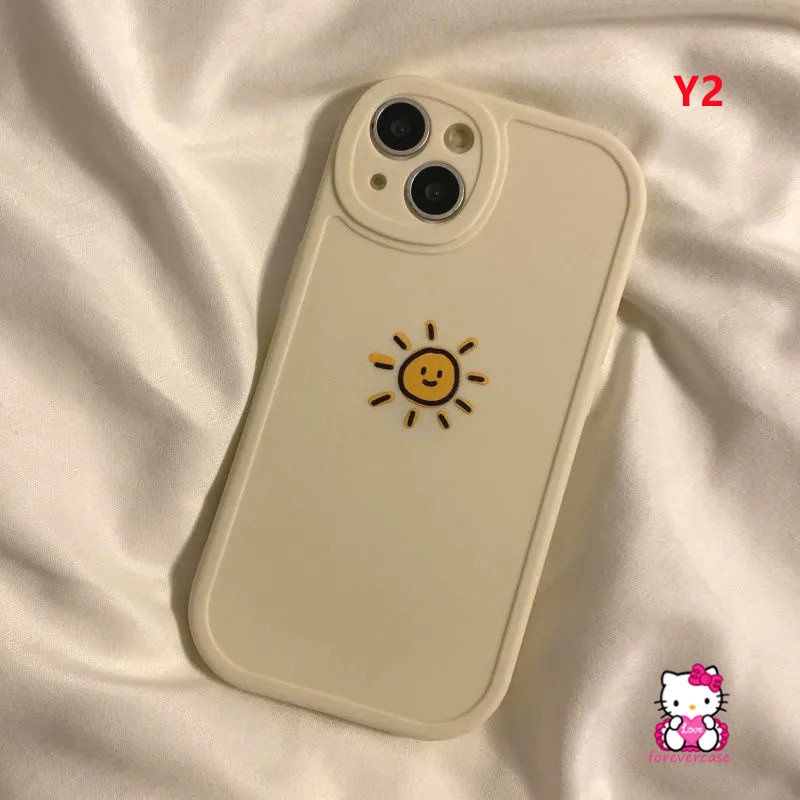 Caes Pasangan Bulan Matahari Untuk Redmi Note11 9 10s 8 9Pro 11s 10Pro 9s 11Pro+8Pro Redmi 9T 9A 9 10C 10 10A 9C POCO X3 NFC Pro M3 Mi 12 11 Lite Simple Warna Solid Soft Tpu Cover Belakang