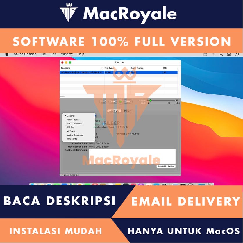 [MacOS] Sound Grinder Full Version Lifetime Full Garansi