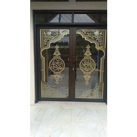 Cutting Stiker Masjid Stiker Pintu Masjid Stiker KALIGRAFI pintu Masjid STIKER MASJID