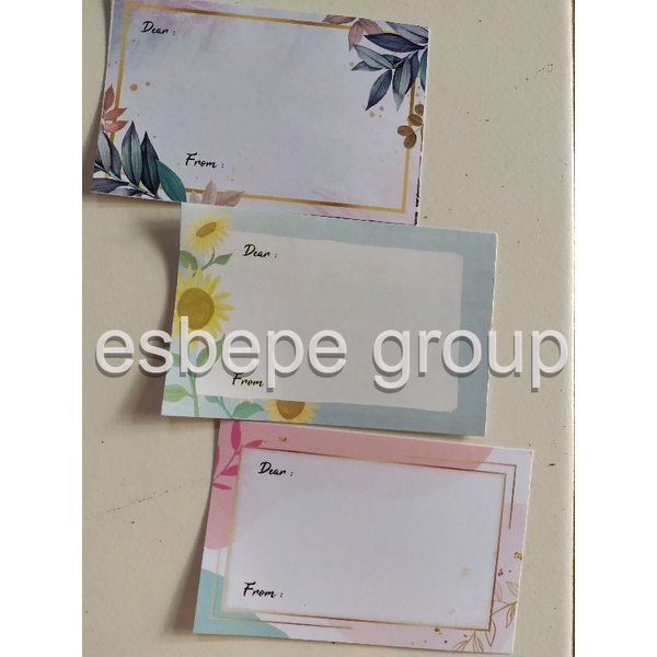 

TERLARIS kartu ucapan / gift card