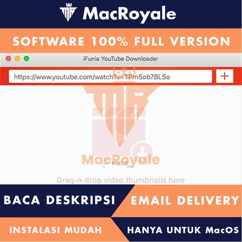 [MacOS] iFunia YouTube Downloader Pro Full Version Lifetime Full Garansi