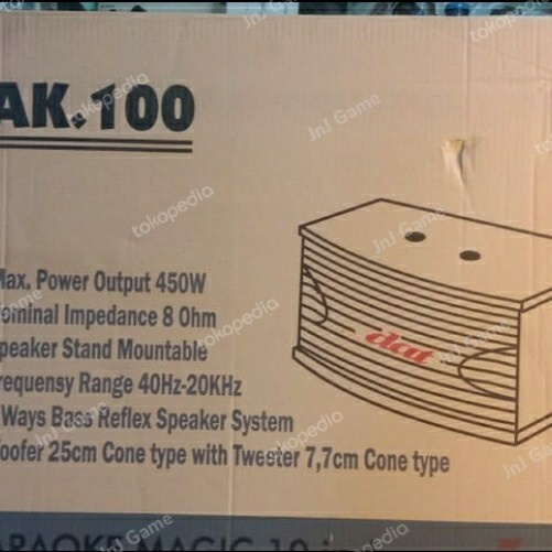 SPEAKER PASSIVE DAT 10 INCH AK 100