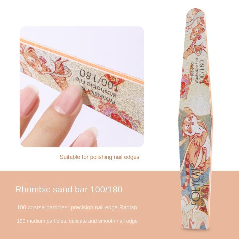 Mxbeauty Kikir Kuku Profesional Kartun Pedicure Smoothing Gel Buffing Alat Perawatan Kuku Cartoon Nail Files