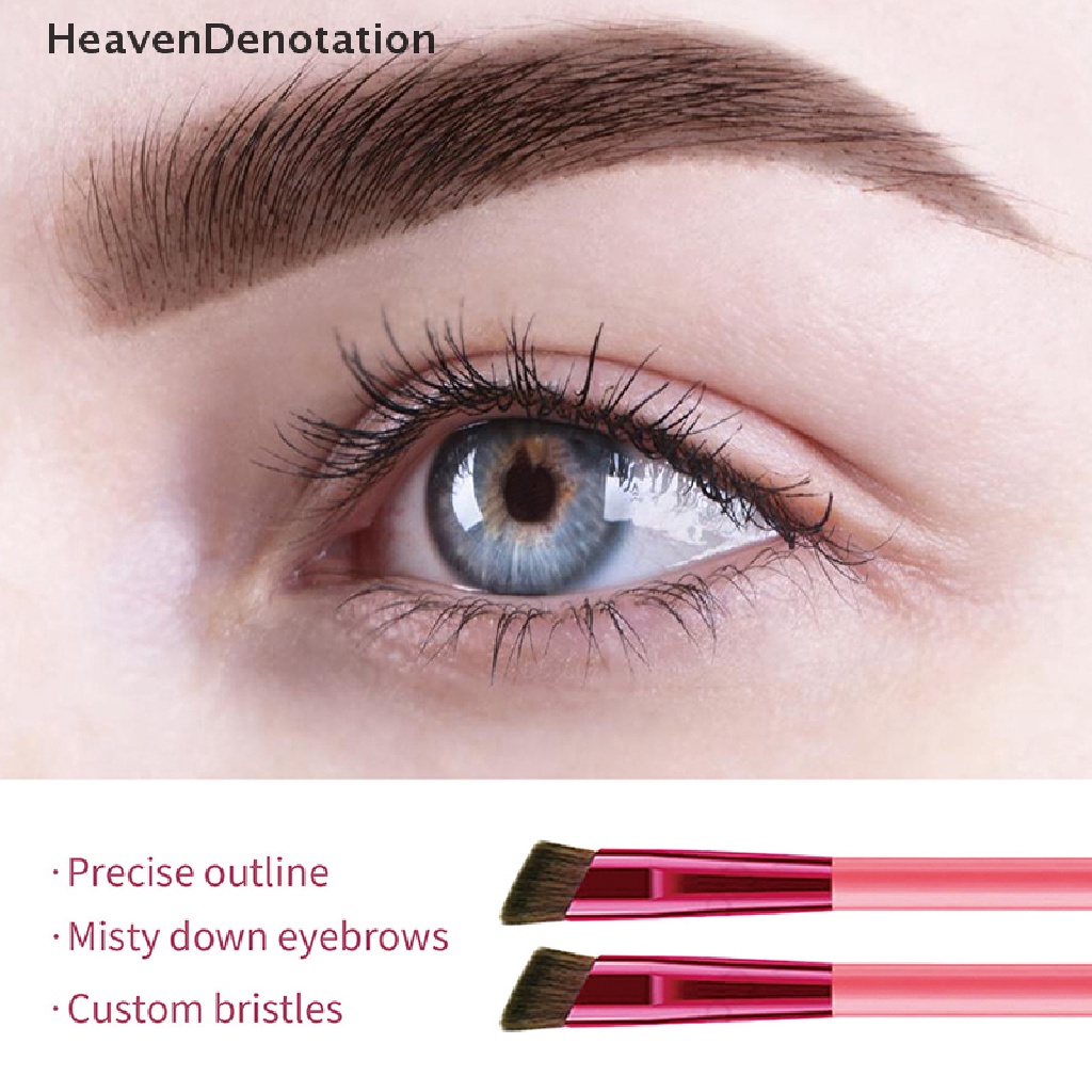 [HeavenDenotation] 2pc Sikat Alis Simulasi Makeup Alis Concealer Brush HDV