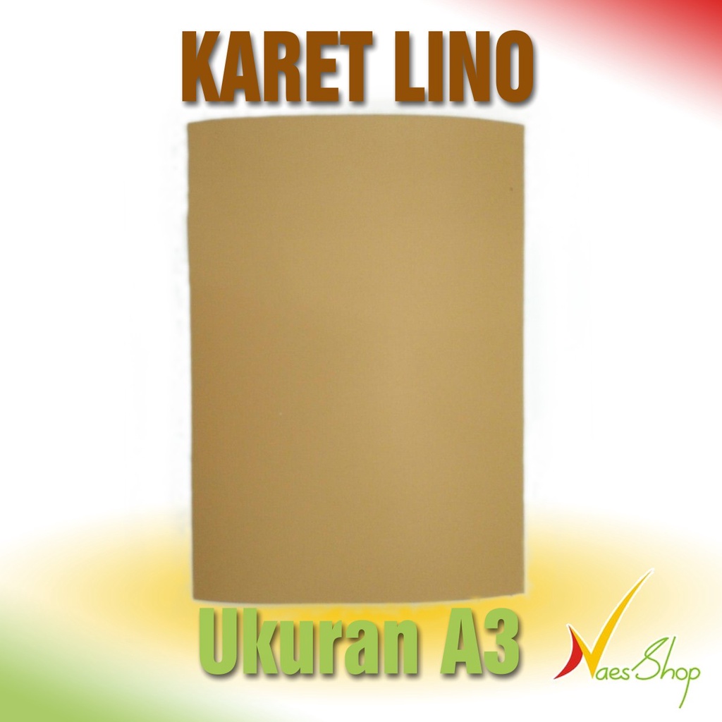 

Karet Lino/ Karet Cukil/ Linoleum/ Lino Cut ukuran A3