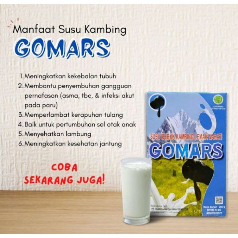 

gomars susu kambing