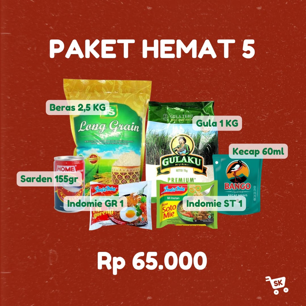 

PAKET SEMBAKO - PAKET HEMAT 5