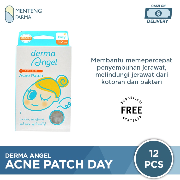 Derma Angel Acne Patch Day 12 Pcs - Plaster Jerawat