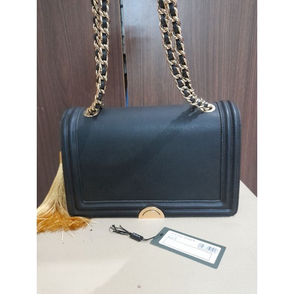 Preloved tas Pedro original counter warna : hitam