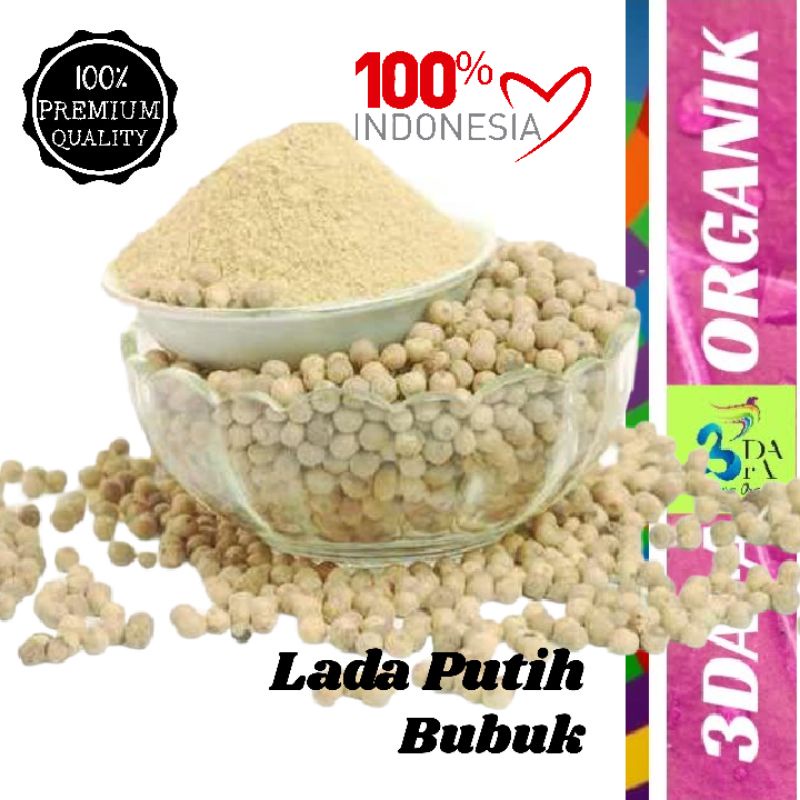 

Bubuk Lada Putih - Merica Putih Premium Murni Tanpa Campuran