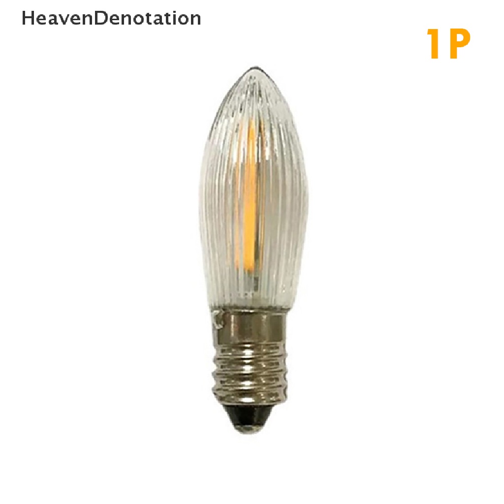 [HeavenDenotation] 1/5pcs E10 LED Bulbs Light Pengganti Lampu Bohlam Lampu Rumah Bohlam Dekorasi HDV