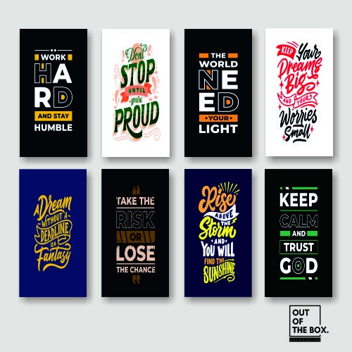 QuotesForYou - Hiasan Dinding Quotes Motivasi Poster Kayu Pajangan Rumah Aesthetic Mini Wall Decor