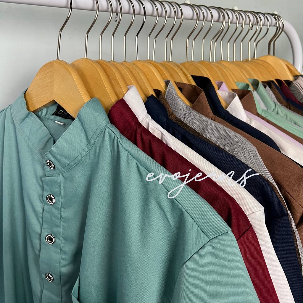 Evo Jeans - Baju Koko Kurta Pakistan Dewasa Bahan Katun Toyobo Fodu Premium