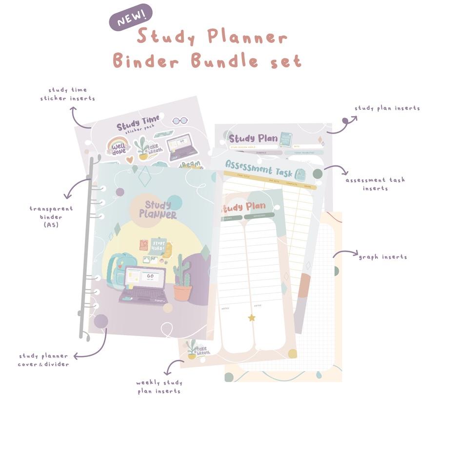 

Get Sale Paperie Lab - A5 Study Planner Binder Bundle Set (Full Color)