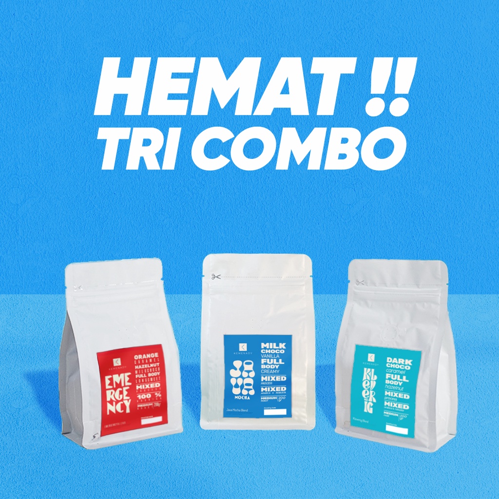 

PAKET BLEND HEMAT 3PCS biji kopi coffee blend