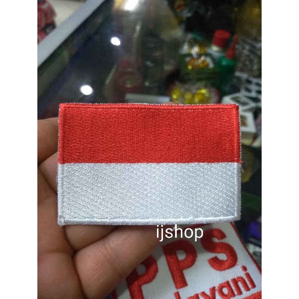 Bet Merah Putih | Bet bendera Merah Putih | Bendera Merah Putih Bordir