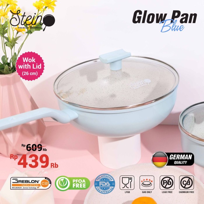 Glow pan wok 26cm Stein Cookware