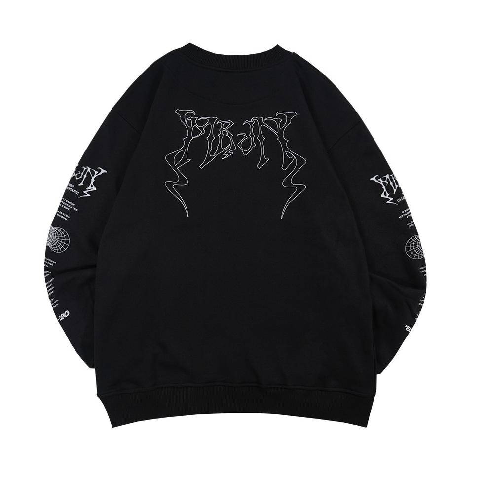 Booming MRJN - Black Crewneck Under Black