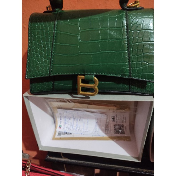 Balenciaga+box sertifikat free dompet