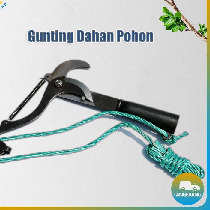 ➬ Gunting Dahan Pohon/Tree Pruner/Gunting Dahan Tarik/Gunting Tali Gergaji Pohon Anti Karat ✱
