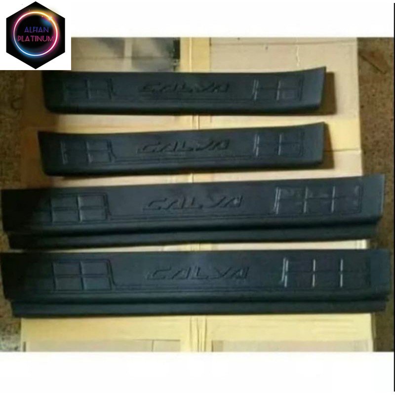 SILLPLATE SAMPING HITAM TOYOTA CALYA Variasimobil