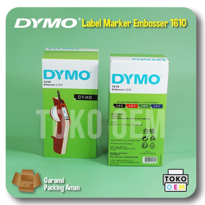 

[[JNT COD]] Label Maker Emboss Dymo 1610 (BONUS 2 LABEL)