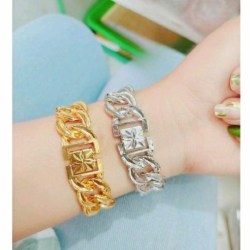 Gelang rantai xuping gold,silver