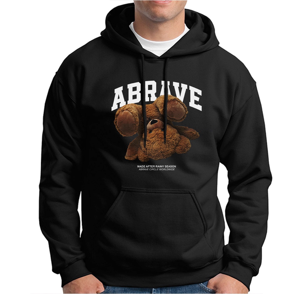 Hoodie abrave tedyy bear pria &amp; wanita unisex keren