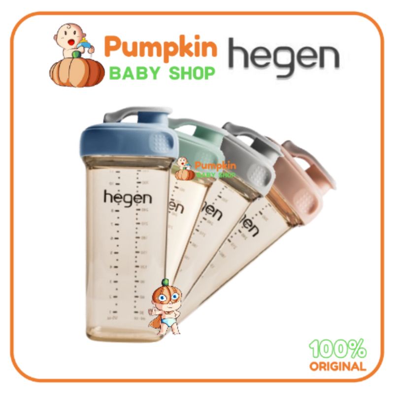 Hegen Drinking Bottle PPSU 330ml / All Rounder Crown Cup Bottle PPSU