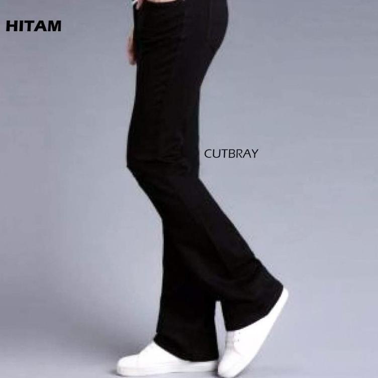 TERBARU Celana Jeans Cutbray Pria Komprang/Celana Boocut Cutbray Pria/Cutbray Terlaris Murah Melar