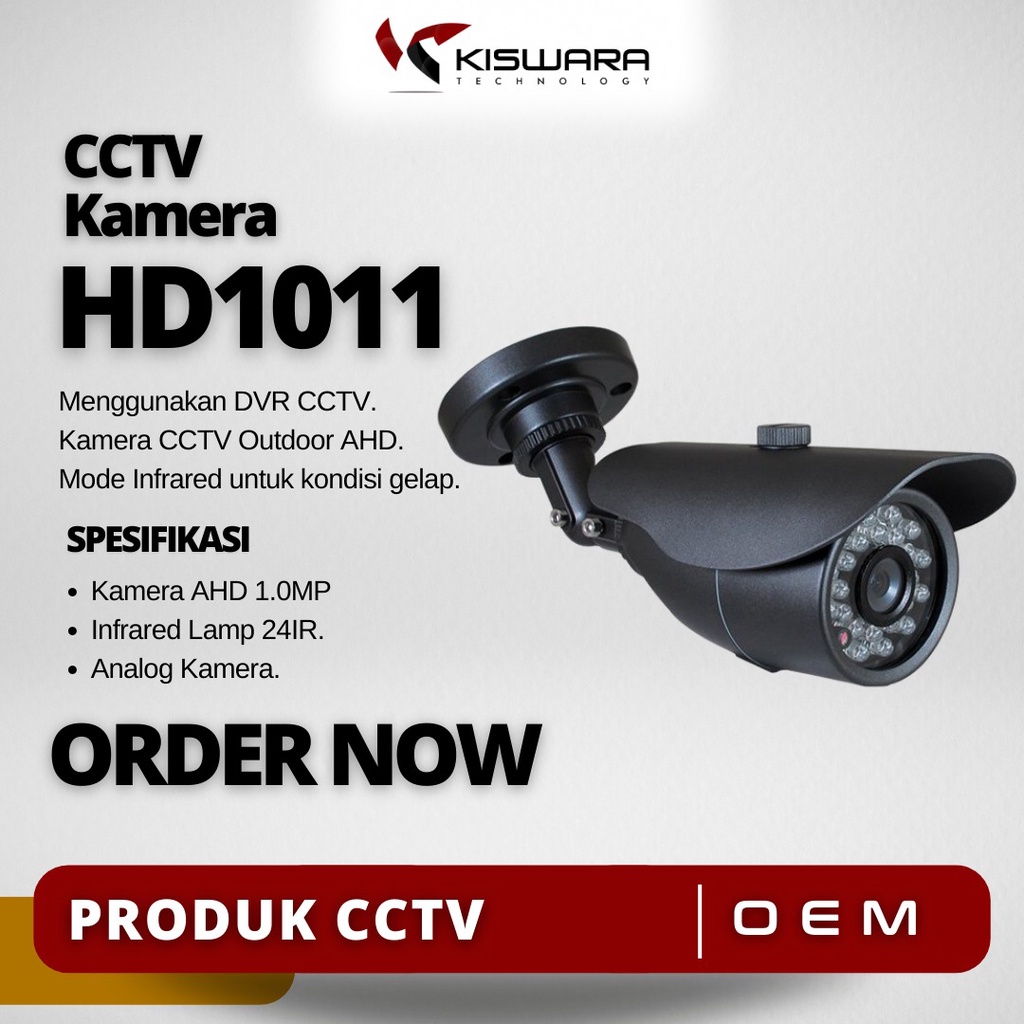 iBlue Kamera CCTV Outdoor AHD OV 1.0MP 720P 24IR - 2LICG24AD100B