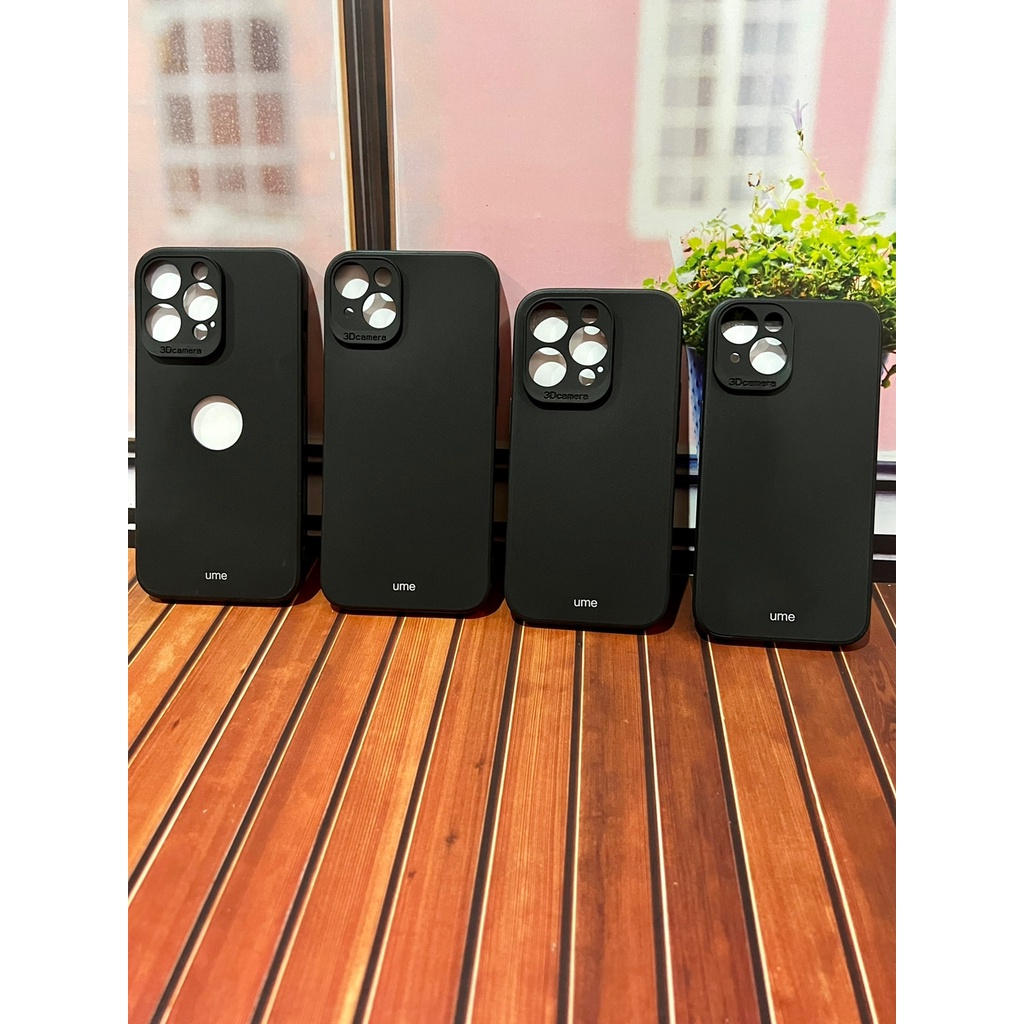 IPHONE 14 / 14 PLUS / 14 PRO / 14 PRO MAX SOFTCASE SILIKON BLACK DOVE PROTECTION CAMERA-HITAM