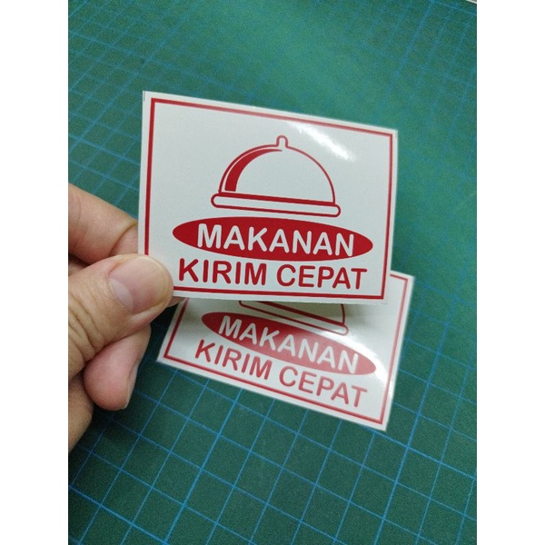 

sticker makanan kirim cepat 36 pcs uk 7x5cm
