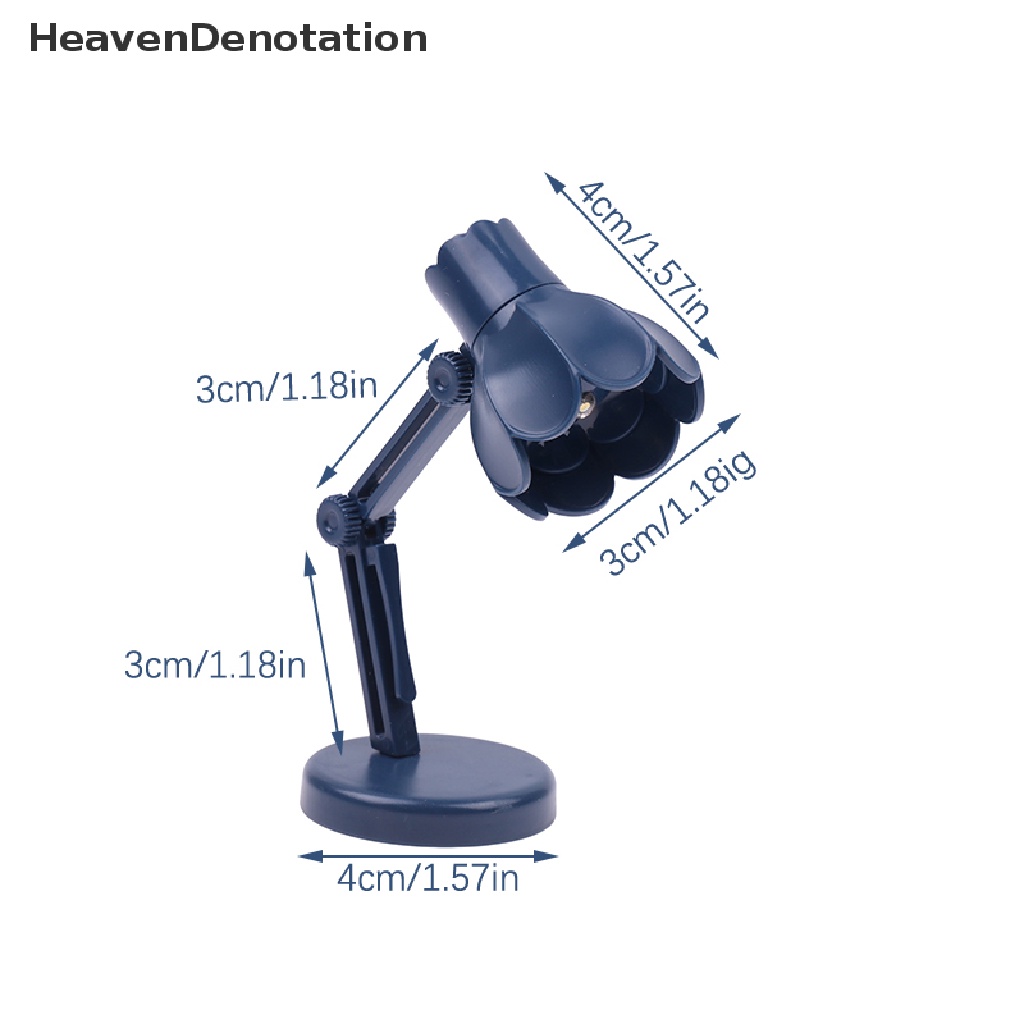 [HeavenDenotation] Mini Book Light Foldable Meja Meja Buku Lampu Baca Untuk Kamar Rumah Komputer Notebook Laptop Lampu Malam Pelindung Mata HDV
