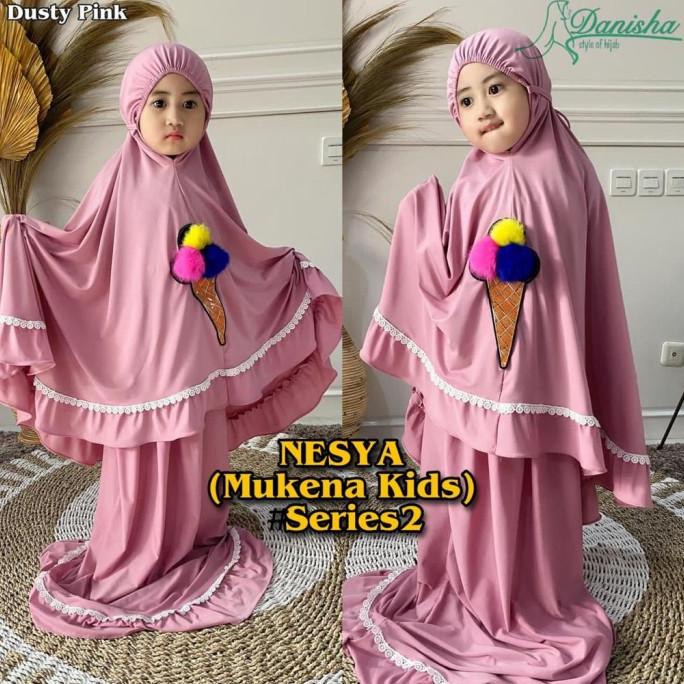 Mukena Mukenah Anak Nesya Kids Ori Danisha Hijab