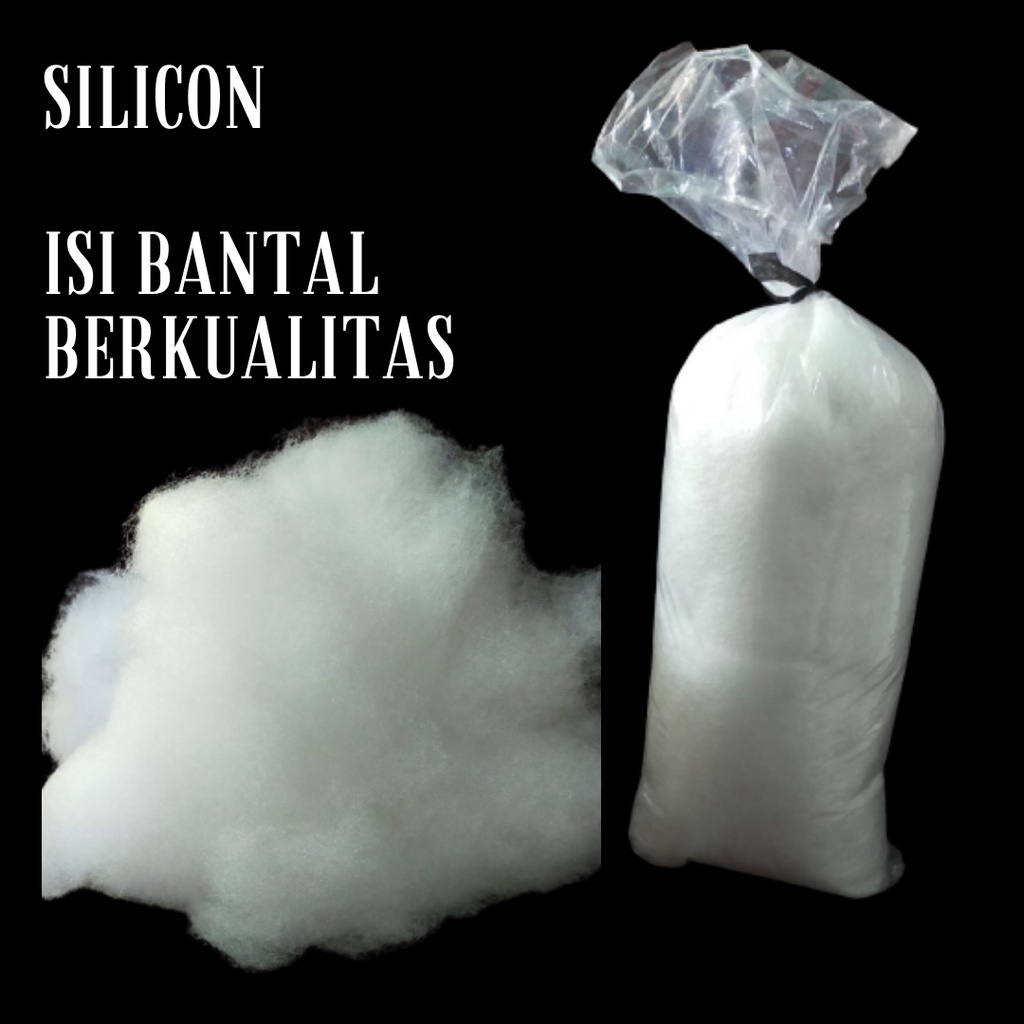 Dakron Silikon Isi Bantal Kiloan Dacron Silicon Isian Boneka Murah 250 Gr