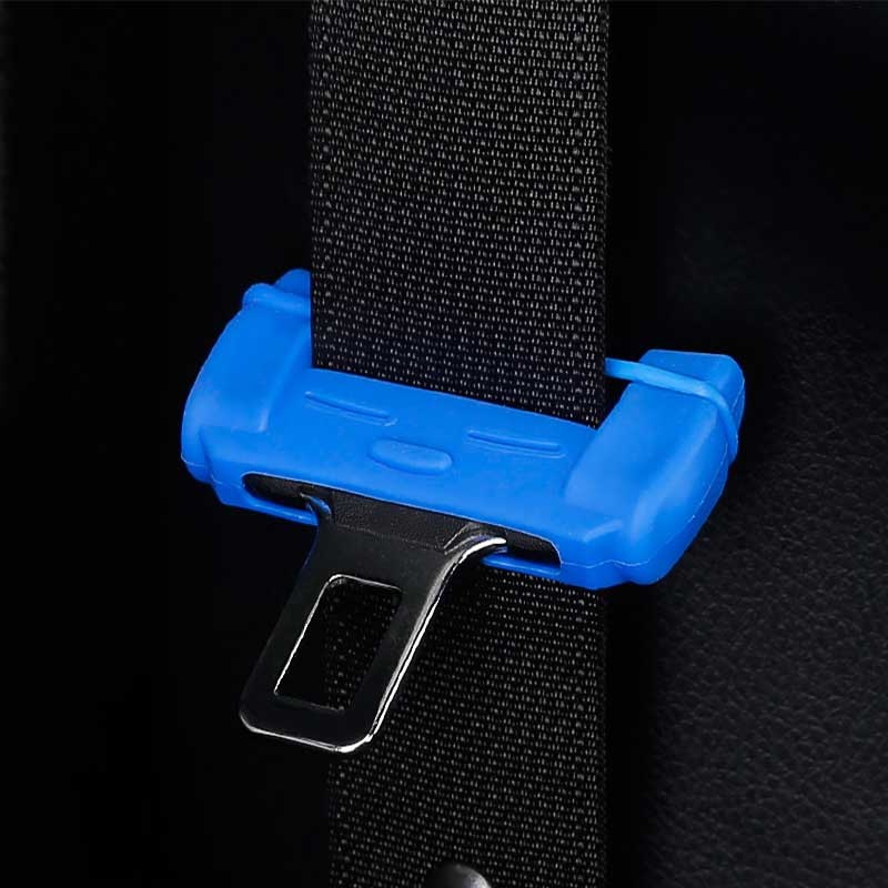 Universal Car Seatbelt Buckle Silicone Protection Case/Penutup Gesper Sabuk Pengaman Otomotif Anti Gores/Aksesoris Dekoratif Internal Kendaraan