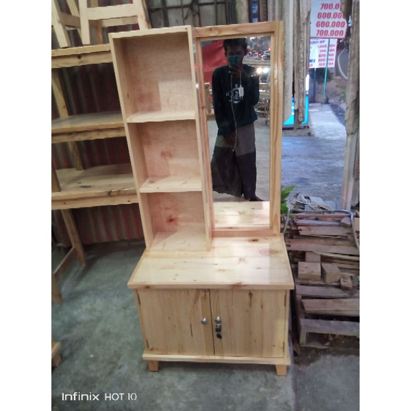 meja rias meja kosmetik jati belanda