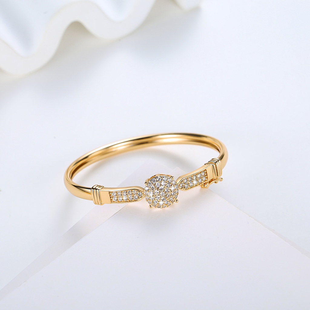 Y486【COD】Gelang Tangan Lapis Emas 18k Anti Karat Bracelet Gelang Titanium Wanita Fashion Anti Luntur Aksesoris Wanita