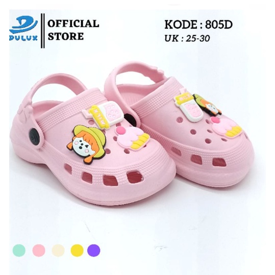 Sandal Fuji Bakpao Anak Sandal Anak Tali Belakang Karakter Lucu Sandal Anak Laki-laki Perempuan Dulux  Murah