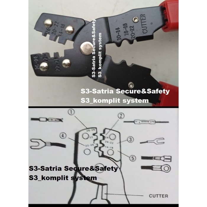 Crimping Tang Crimping Skun