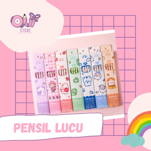 

Pensil Lucu/ada penghapusnya/tersedia berbagai motif lucu