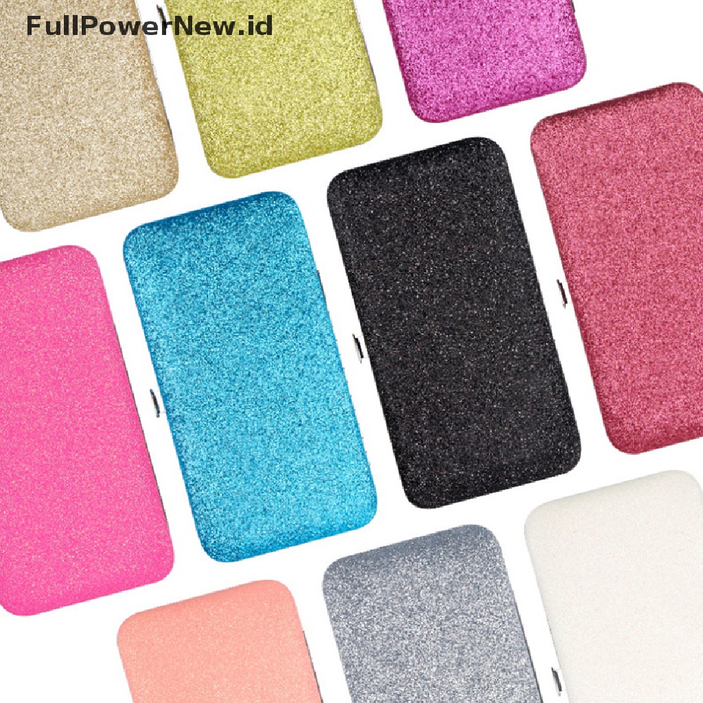 Power Tweezer Case Penjepit Bulu Mata Tas Penyimpanan Tools Case Dengan 7slot Kartu ID