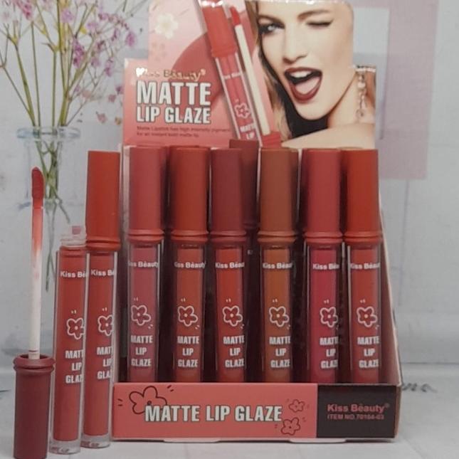 ♙ [LUSINAN] LIPGLOSS KISS BEAUTY VELVET RAINBOW COLOR / HASAYA NUDE ►