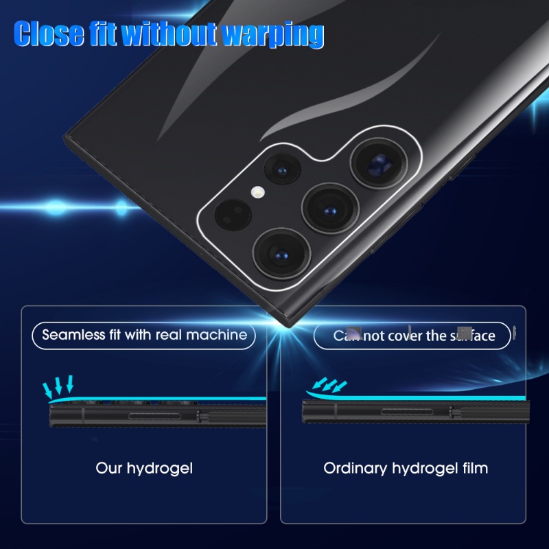 Film Pelindung Belakang Ponsel Lembut Anti-Debu TPU Perlindungan Aksesoris Film Backing Telepon Transparan Cakupan Penuh Film Telepon Untuk Samsung Galaxy S23 Series