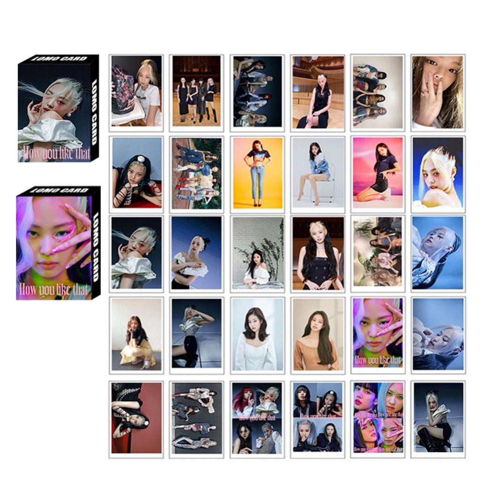 Timekey 30PCS Blackpink Bagaimana Anda Suka Album Itu LOMO Card Fans Support Gift Hadiah Kolektif Foto Polaroid Q4S7 Blackpink