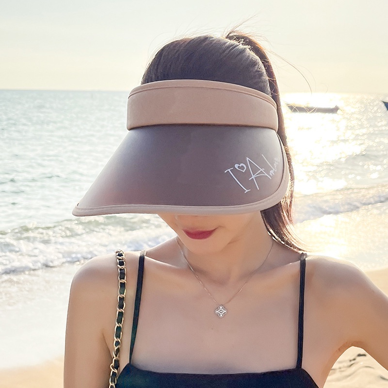 Tanpa Kepala anti-ultraviolet Pantai sun-shading open-top Topi Matahari Mata Besar